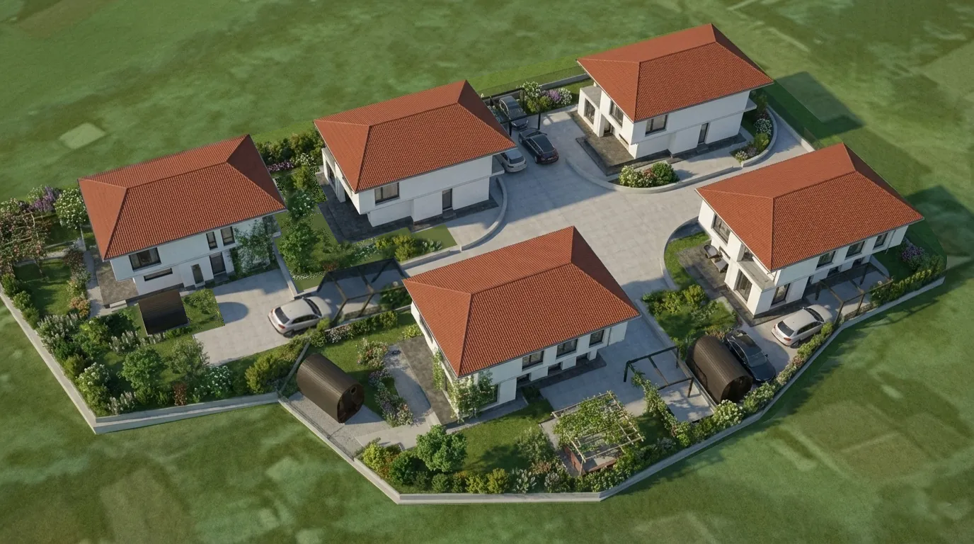 План на комплекс Panorama Hill: налични къщи за продажба в Костинброд